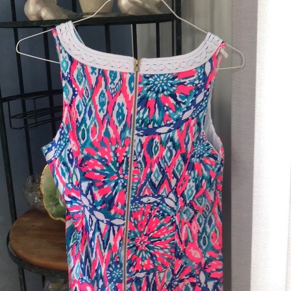 NWT Lilly Pulitzer Gabby Shift Dress in Tiki Pink - Picture 4 of 6